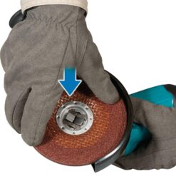 Makita 18V LXT Lithium-Ion Brushless Cordless 4-1/ 2 in. /5 in. X-LOCK Angle Grinder with AFT, Tool Only XAG25Z