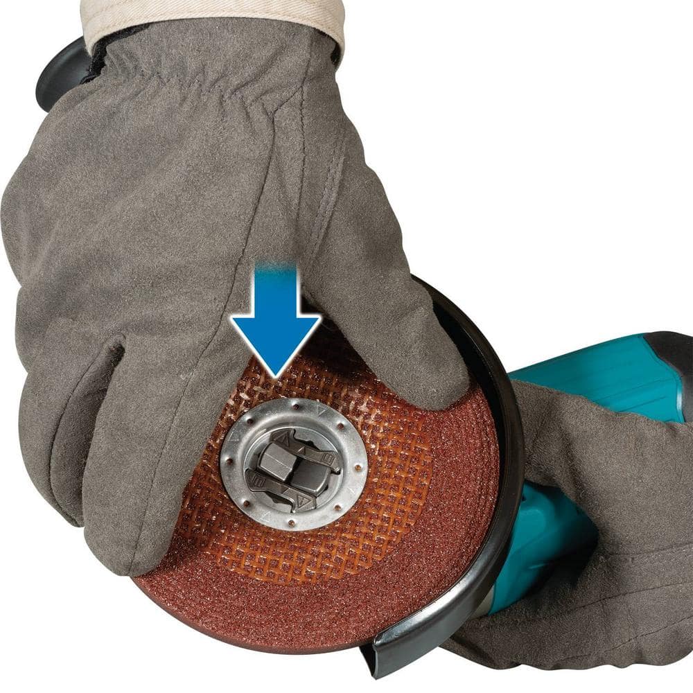 Makita 18V LXT Lithium-Ion Brushless Cordless 4-1/ 2 in. /5 in. X-LOCK Angle Grinder with AFT, Tool Only XAG25Z