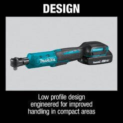 Makita 3/8 in./1/4 in. 18V LXT Lithium-Ion Cordless Square Drive Ratchet (Tool-Only) XRW01Z
