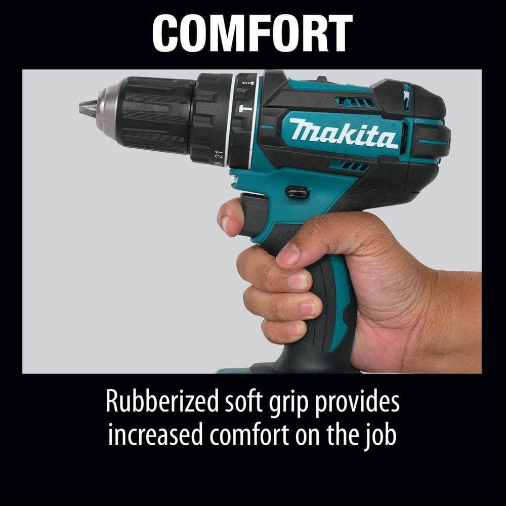 Makita 18V LXT Lithium-Ion 1/2 in. Cordless Hammer Driver Drill (Tool-Only) XPH10Z