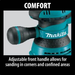 Makita 3 Amp 5 in. Corded Variable Speed Random Orbital Sander with Dust Bag BO5041