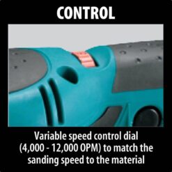 Makita 3 Amp 5 in. Corded Variable Speed Random Orbital Sander with Dust Bag BO5041