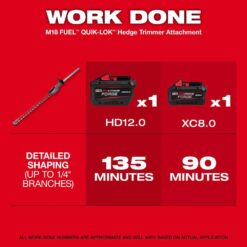 Milwaukee M18 FUEL QUIK-LOK Hedge Trimmer Attachment (Tool-Only) 49-16-2796