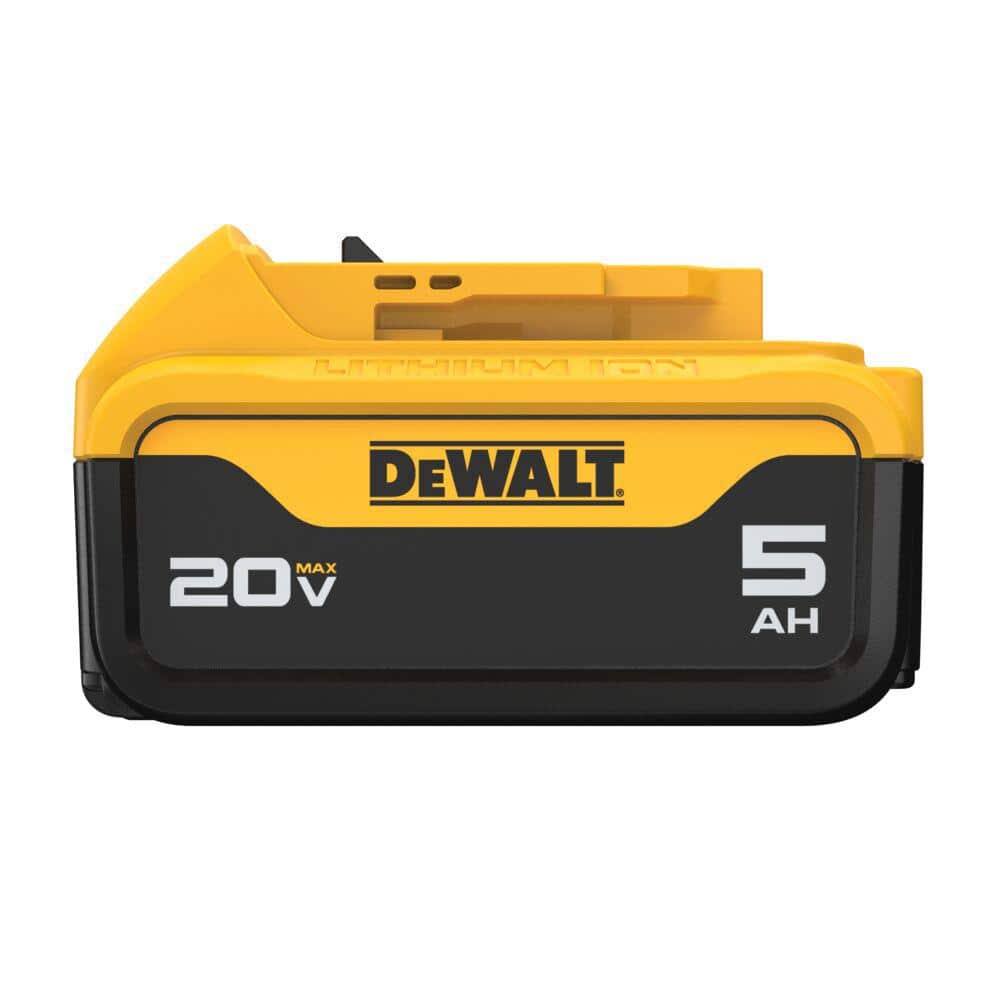 DEWALT 20-Volt Maximum XR 5.0 Ah Battery Pack and Charger DCB205C