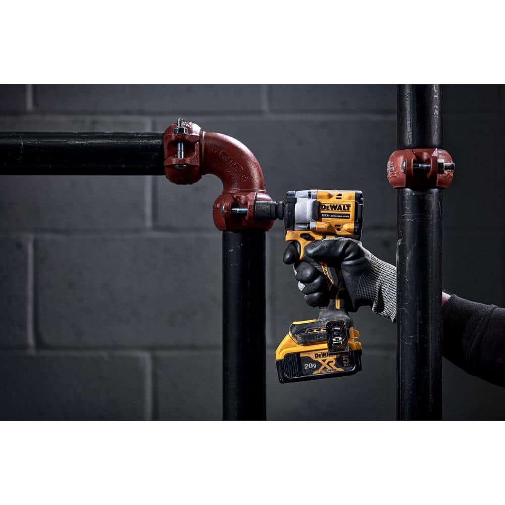 DEWALT ATOMIC 20V MAX Lithium-Ion Cordless Brushless 1/2 in. Impact Wrench with Detent Pin Anvil (Tool Only) DCF922B