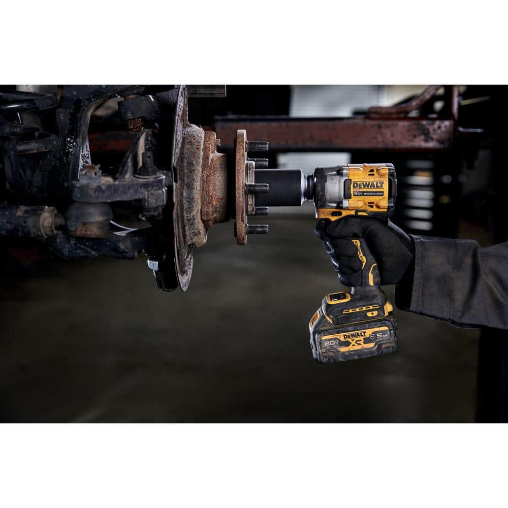 DEWALT ATOMIC 20V MAX Lithium-Ion Cordless Brushless 1/2 in. Impact Wrench with Detent Pin Anvil (Tool Only) DCF922B