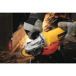 DEWALT 9 Amp Corded 4.5 in - 5 in. Flathead Small Angle Grinder DWE4120FN