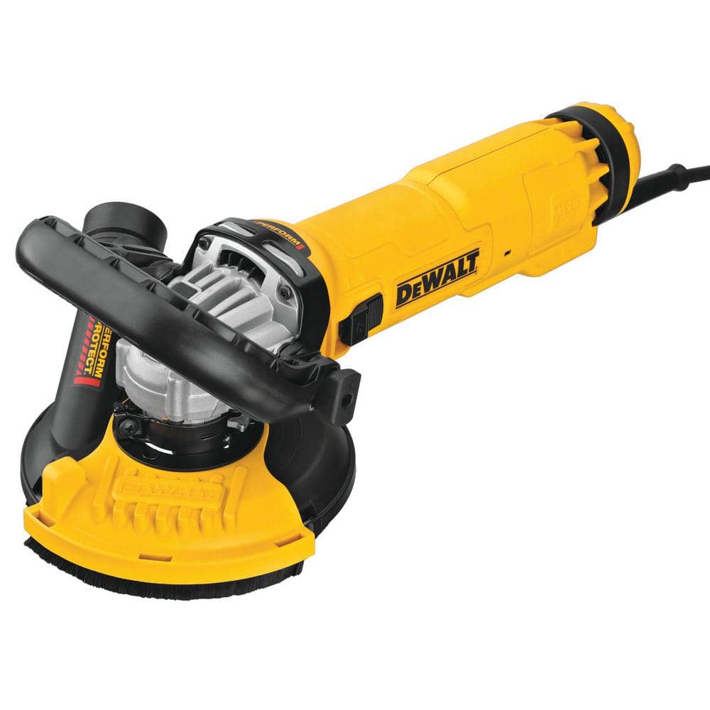 DEWALT 13 Amp Corded 4.5 - 5 in. Angle Grinder with Surface Grinding Shroud DWE46155