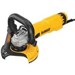 DEWALT 13 Amp Corded 4.5 - 5 in. Angle Grinder with Surface Grinding Shroud DWE46155