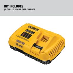 DEWALT 20V and FLEXVOLT 12 Amp Fan Cooled Fast Charger DCB1112