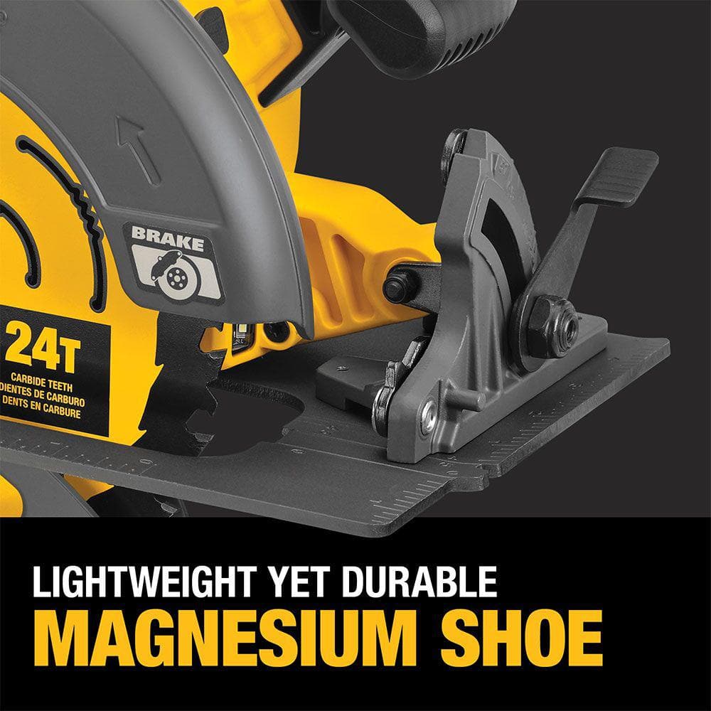 DEWALT FLEXVOLT 60V MAX Cordless Brushless 7-1/4 in. Circular Saw with Brake (Tool Only) DCS578B