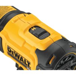 DEWALT 20V MAX Cordless Compact Heat Gun, Flat and Hook Nozzle Attachments with (1) 20V 5.0Ah Battery and Charger DCE530P1