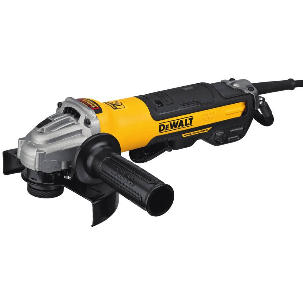 DEWALT 13 Amp Corded 5 in. to 6 in. Brushless Angle Grinder with Paddle Switch DWE43244N