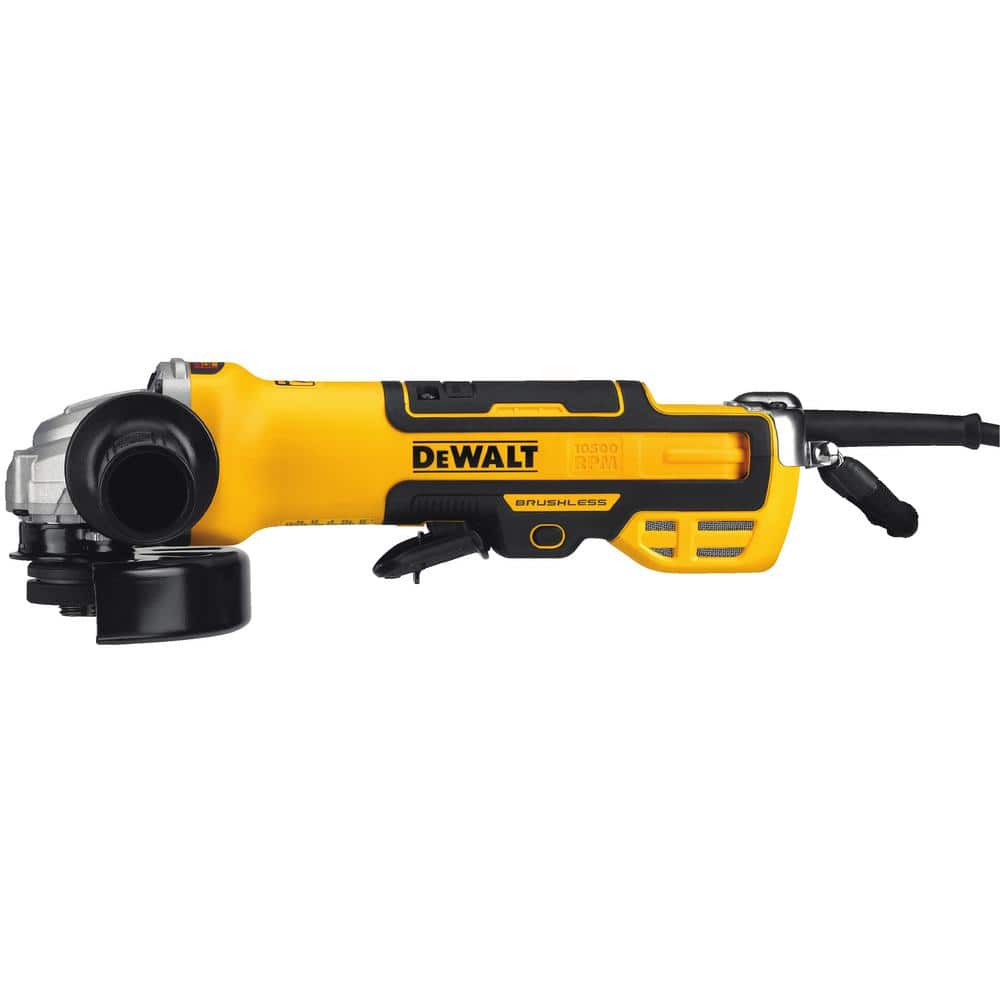 DEWALT 13 Amp Corded 5 in. Brushless Angle Grinder with Paddle Switch DWE43214N