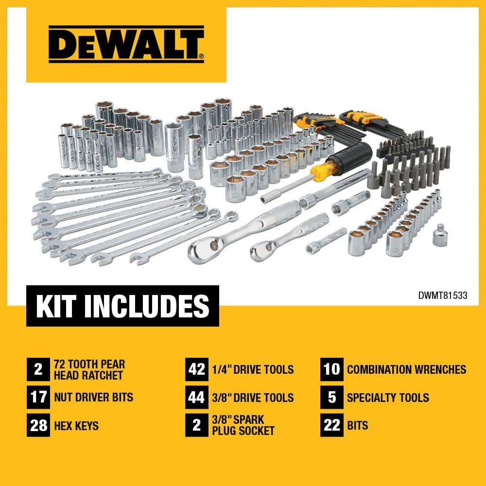 DEWALT Mechanics Tool Set (172-Piece) DWMT81533