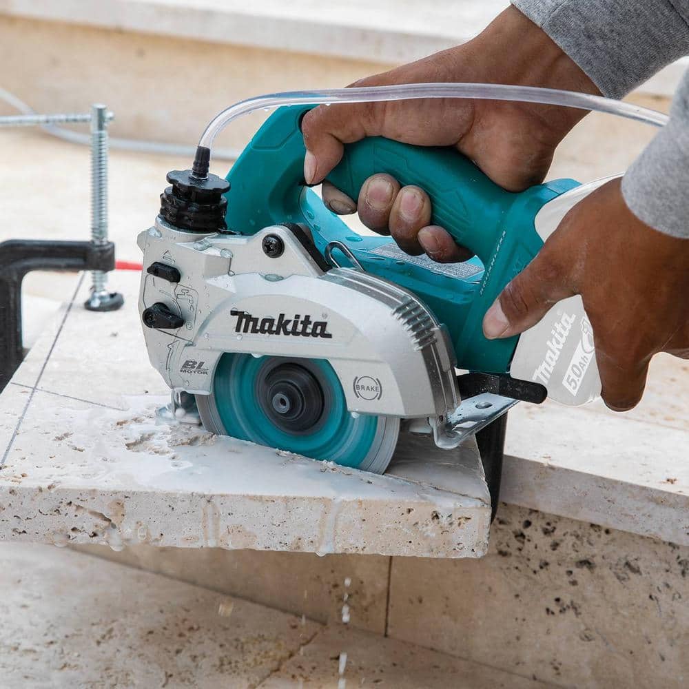 Makita 18V LXT Lithium-Ion Brushless Cordless 5 in. Wet/Dry Masonry Saw (Tool Only) XCC01Z