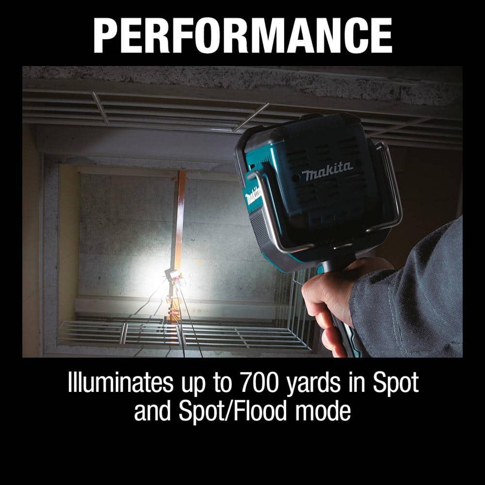 Makita 18V LXT Lithium-Ion Cordless L.E.D. Flashlight / Spotlight (Light Only) DML812