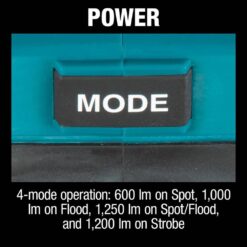 Makita 18V LXT Lithium-Ion Cordless L.E.D. Flashlight / Spotlight (Light Only) DML812