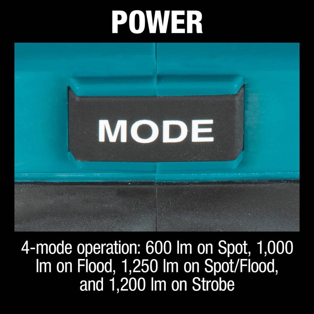 Makita 18V LXT Lithium-Ion Cordless L.E.D. Flashlight / Spotlight (Light Only) DML812