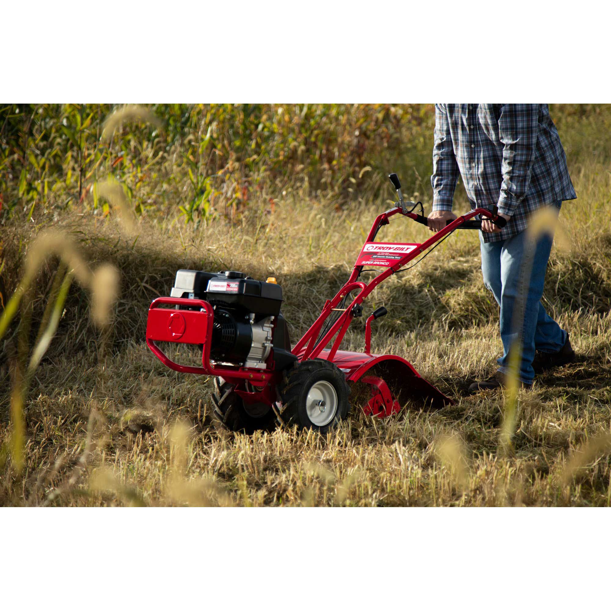Troy-Bilt Super Bronco CRT 208cc 16" Rear Tine Tiller