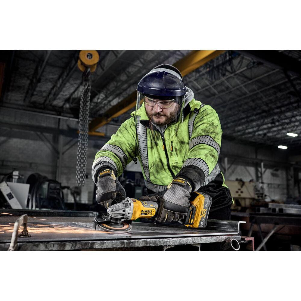 DEWALT 20V XR Cordless 4-1/2. in. to 5 in. Variable Speed Angle Grinder (Tool Only) DCG410VSB