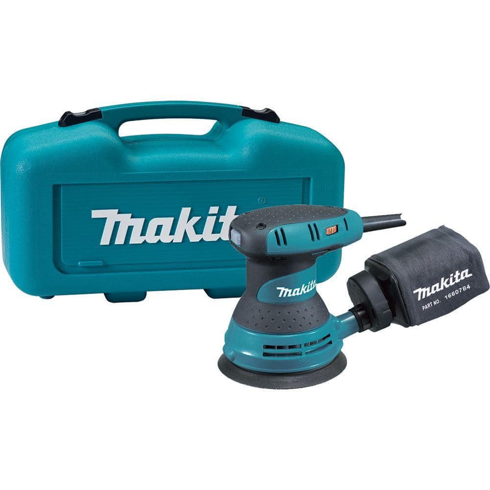 Makita 3 Amp 5 in. Corded Random Orbital Sander with Variable Speed Tool Case BO5031K