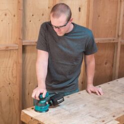 Makita 3 Amp 5 in. Corded Palm Grip Random Orbital Sander with Dust Bag, Hard Case BO5030K