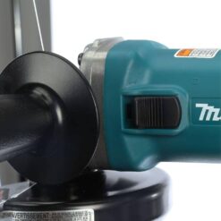 Makita 7.5 Amp Corded 4-1/2 in. Easy Wheel Change Compact Angle Grinder with Grinding Wheel, Wheel Guard and Side Handle 9557NB