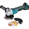 Makita 18V LXT Lithium-Ion Brushless Cordless 4-1/2 in./5 in. Paddle Switch Cut-Off/Angle Grinder (Tool-Only) XAG11Z