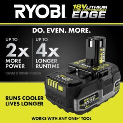 RYOBI ONE+ 18V 4.0 Ah Lithium-Ion HIGH PERFORMANCE EDGE Battery PBP1104