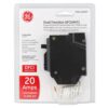 GE Q-Line 20 Amp 1-Pole Dual Function Arc Fault/GFCI Breaker THQL1120DFP