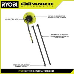 RYOBI Expand-It Gutter Blower Attachment RYGUT