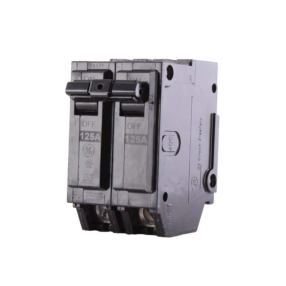 GE Q-Line 125 Amp 2 in. Double Pole Circuit Breaker THQL21125P