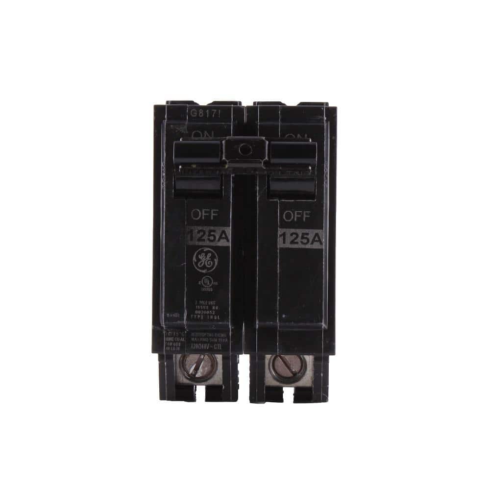 GE Q-Line 125 Amp 2 in. Double Pole Circuit Breaker THQL21125P