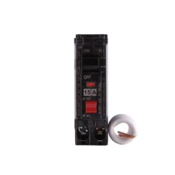 GE 15 Amp Single Pole Ground Fault Breaker with Self-Test THQL1115GFTP
