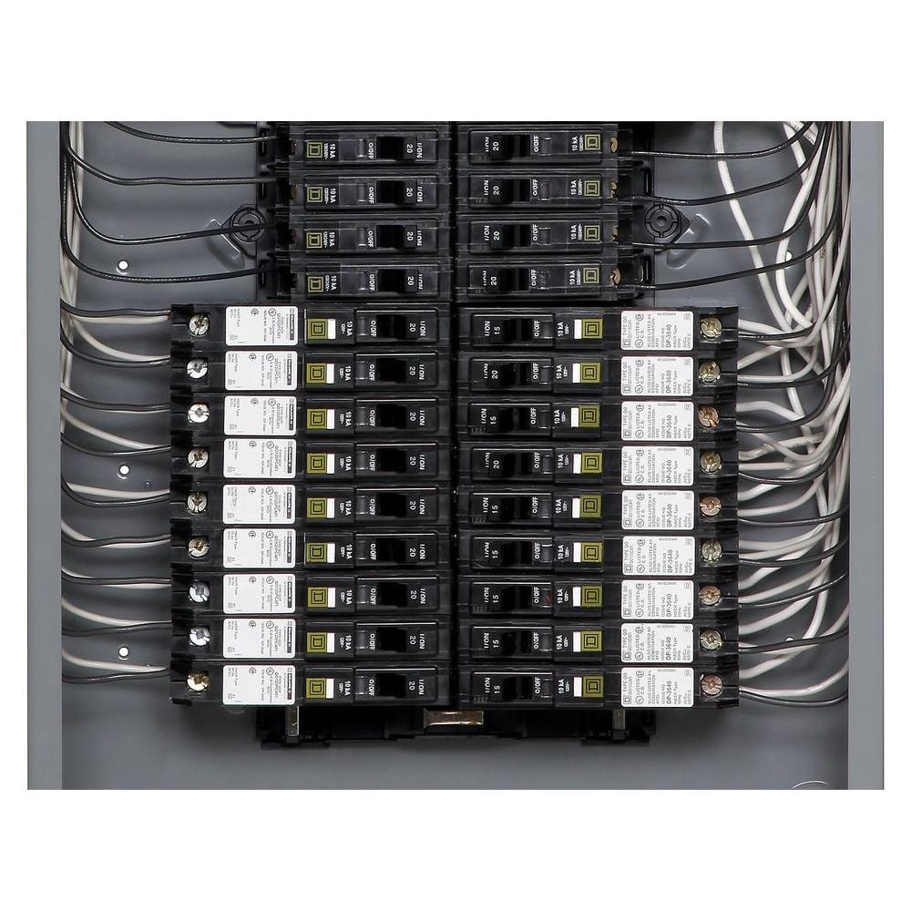 Square D QO 15 Amp Single-Pole Dual Function (CAFCI and GFCI) Circuit Breaker QO115DFC