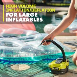 RYOBI ONE+ 18V Cordless Dual Function Inflator/Deflator(Tool Only) PCL031B