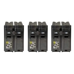 Square D Homeline 20 Amp 2-Pole Circuit Breaker (3-Pack) HOM220CP3
