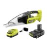 RYOBI ONE+ 18V Cordless Multi-Surface Handheld Vacuum Kit with 2.0 Ah Battery and Charger PCL705K