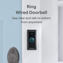 Ring Video Doorbell Wired - Smart WiFi Doorbell Camera with 2-Way Talk, Night Vision and Motion Detection B08CKHPP52