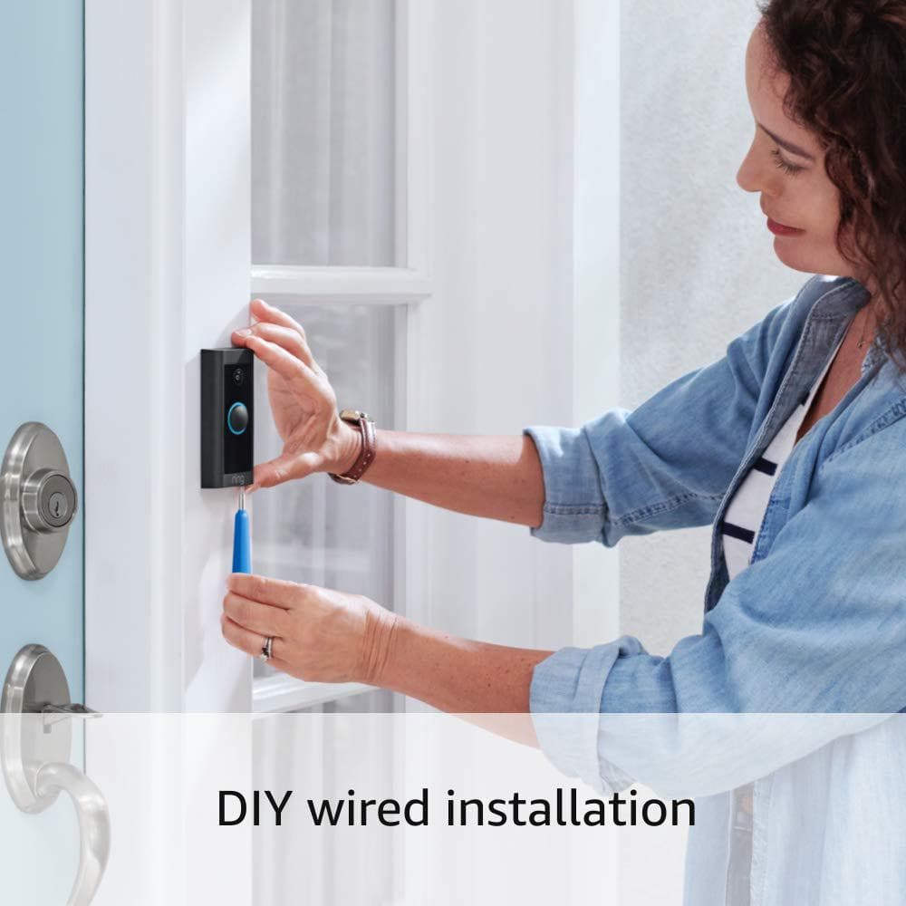 Ring Video Doorbell Wired - Smart WiFi Doorbell Camera with 2-Way Talk, Night Vision and Motion Detection B08CKHPP52