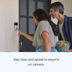 Ring Battery Doorbell with Head-to-Toe HD Video, Live View with 2-Way Talk, and Motion Detection and Alerts - Satin Nickel B0BZWRSRWV