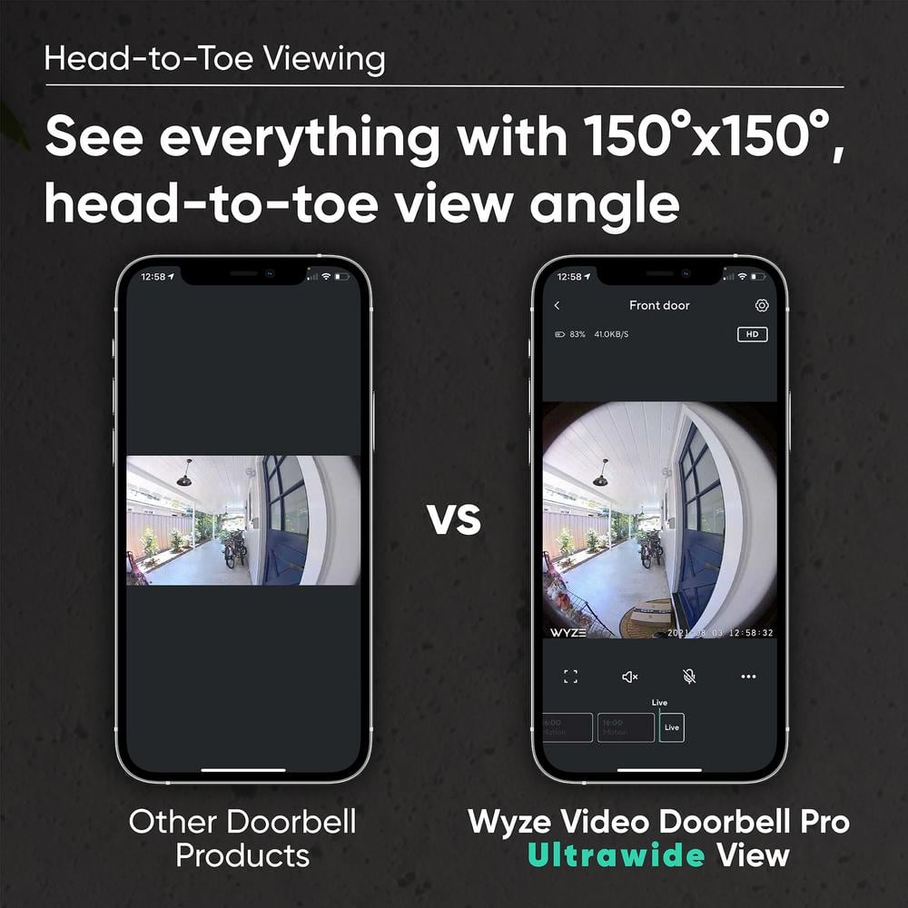 Wyze Wireless Video Doorbell Camera Pro WWVDP-RB