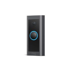 Ring Wired Video Doorbell with Stick Up Cam Battery, Black B0C59FP6LQ