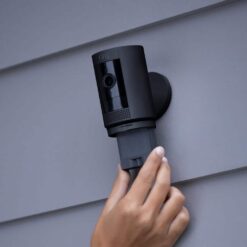 Ring Wired Video Doorbell with Stick Up Cam Battery, Black B0C59FP6LQ