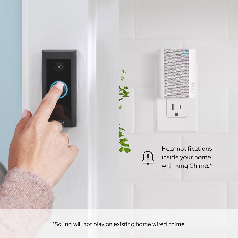Ring Wired Video Doorbell with Indoor Cam 2nd Gen, Black B0BRRNRXS7