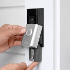 Ring Battery Doorbell Plus Wireless with Plug In Indoor Cam - Advanced Motion Detection and Two-Way Talk, White B0BDPY696T