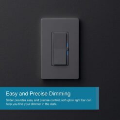Lutron Diva Smart Dimmer Switch Starter Kit for Caseta Smart Lighting, with Smart Hub + Pico Remote, 150-Watt LED (DVRF-BDG-1D)