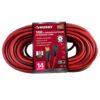 Husky 100 ft. 14/3 Medium Duty Indoor/Outdoor Extension Cord, Red/Black 63100HY