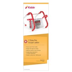Kidde Fire Escape Ladder, 2-Story, 13 ft. Long, 1,000 lb. Load Capacity 21030942